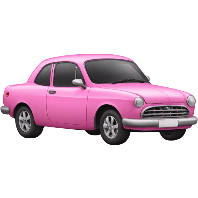 pink car  emoji