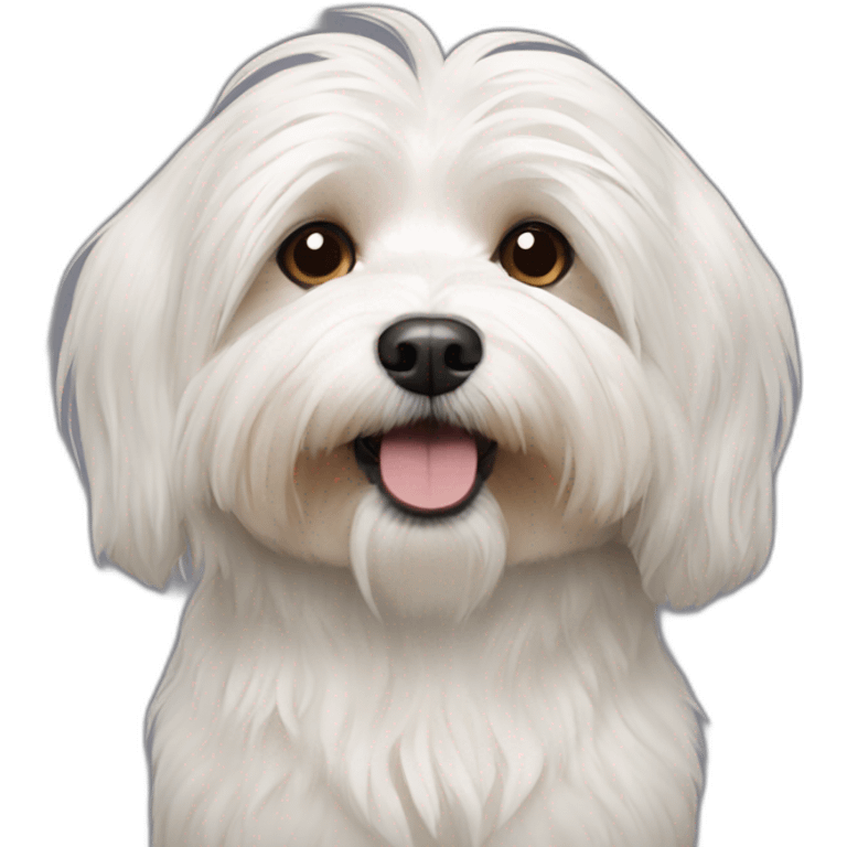 Dog havanese full height emoji