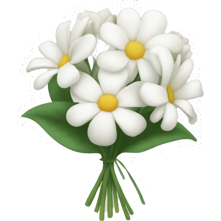 White flower bouquet  emoji