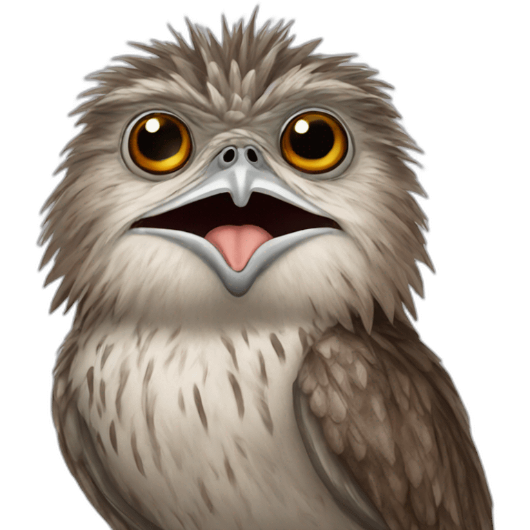 Tawny frogmouth emoji