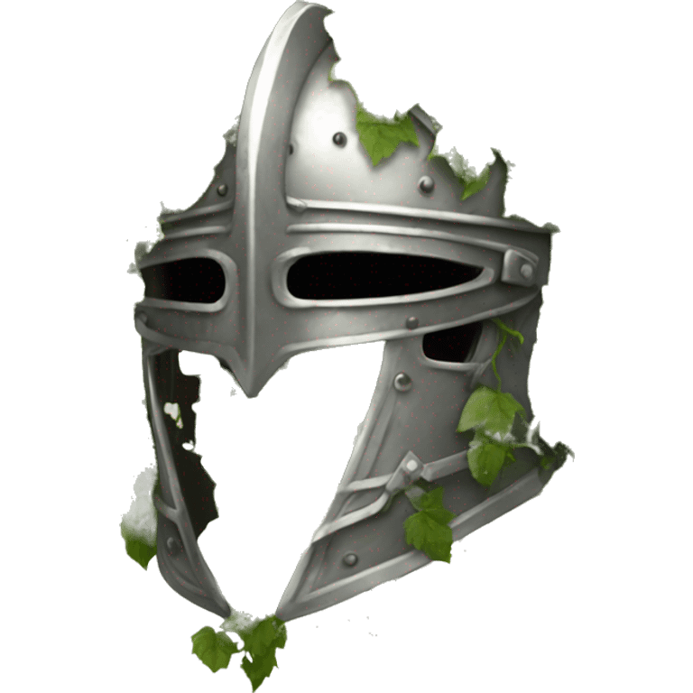 paladin helmet covered in vines emoji