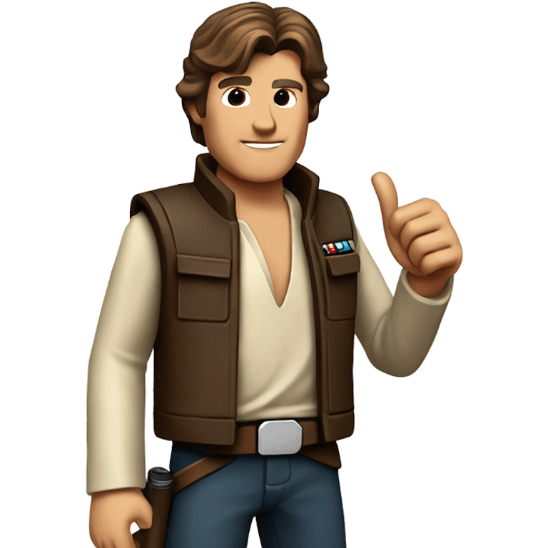 Han Solo with a thumbs up emoji