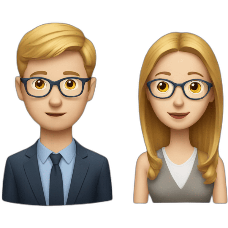 Joe Pera and Sarah emoji