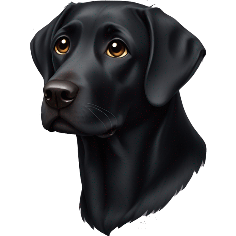 Black Labrador  emoji