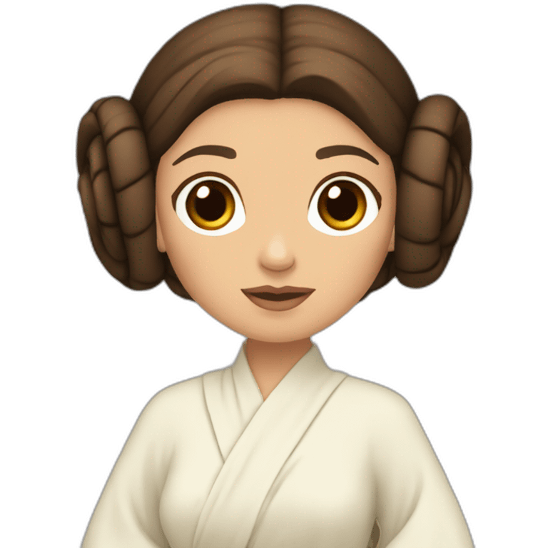 Princess Leia saying “Hope” emoji