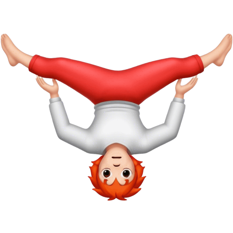 upside down person emoji