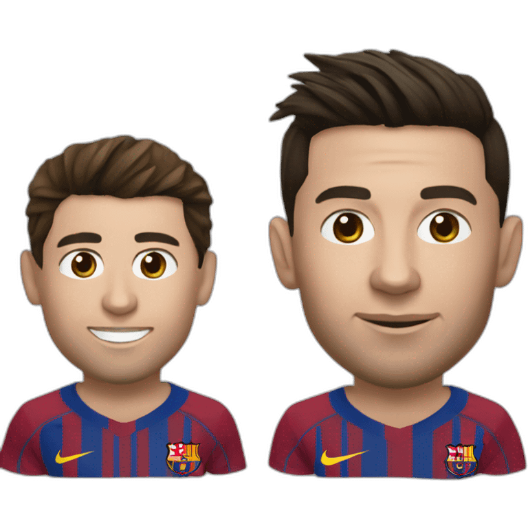 Messi et ronaldo emoji