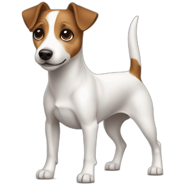 dog Jack Russell Terrier full body emoji