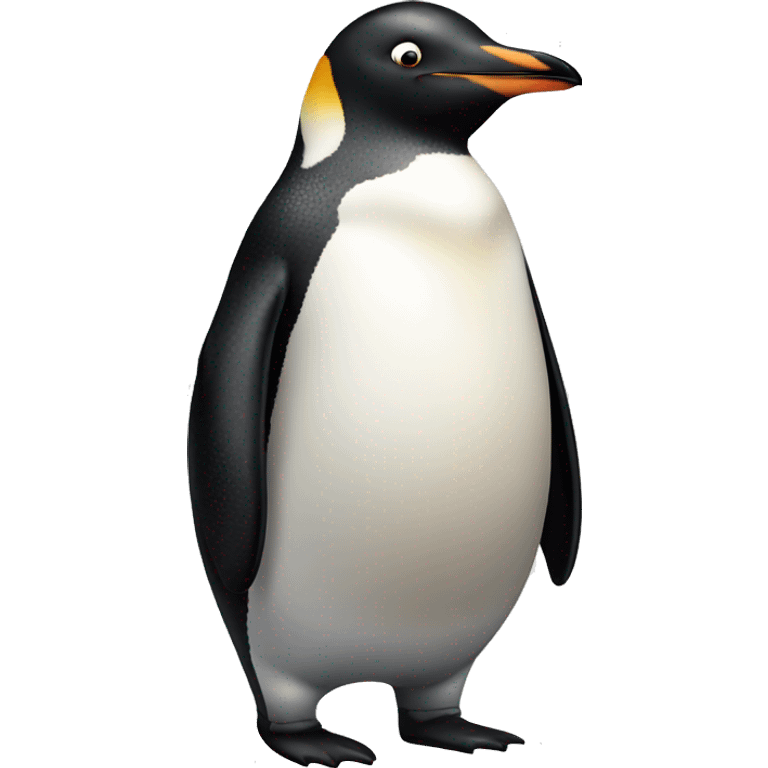 Full body fat penguin emoji