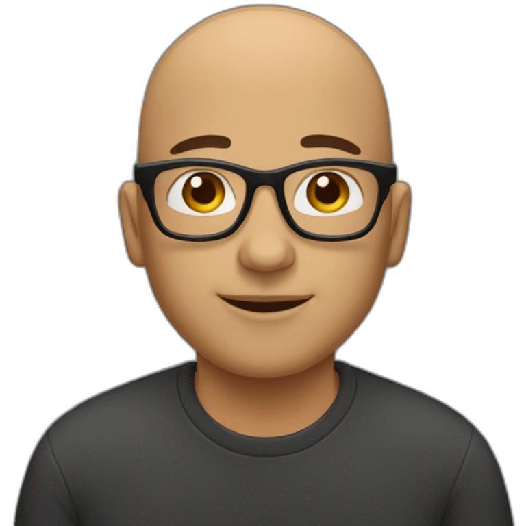 bald-latino-guy-with-glasses emoji