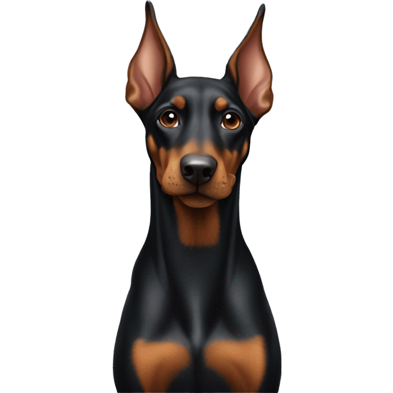 Small doberman emoji