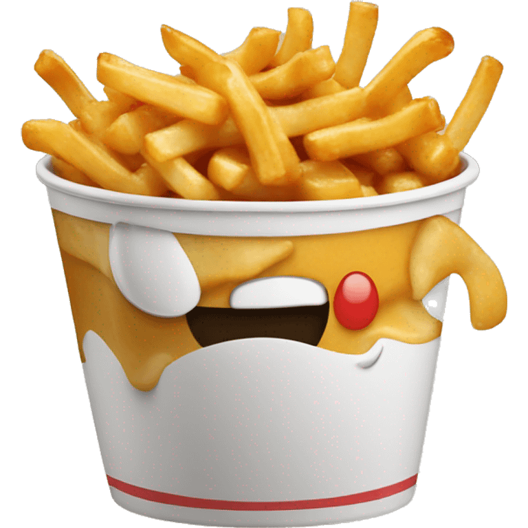 Poutine qui danse  emoji