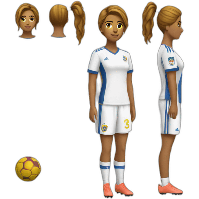 Chica futbolista emoji