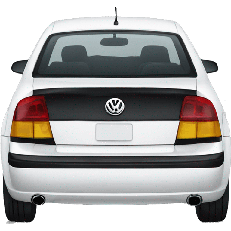 white VW Jetta emoji