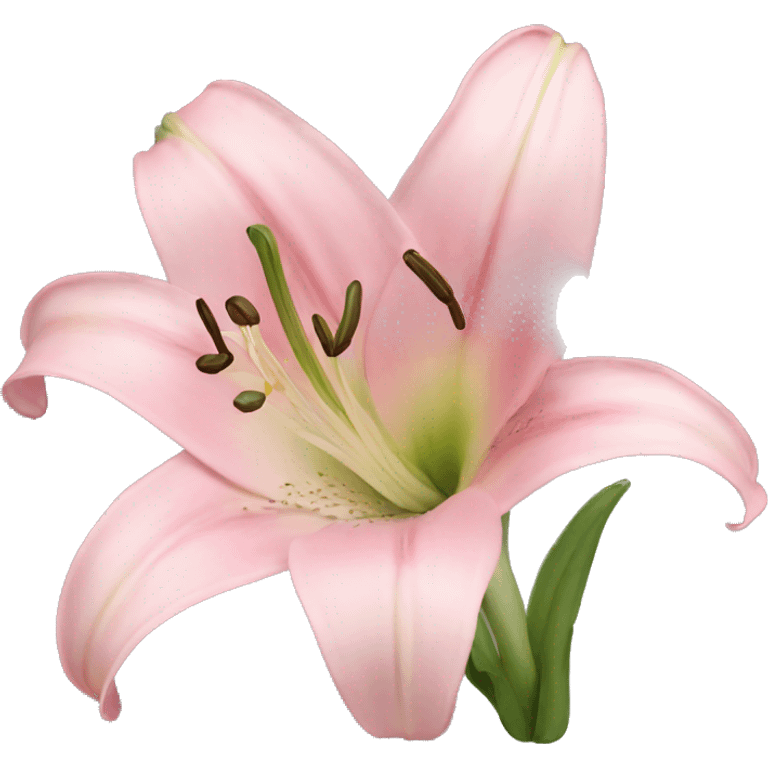 light pink lilium emoji