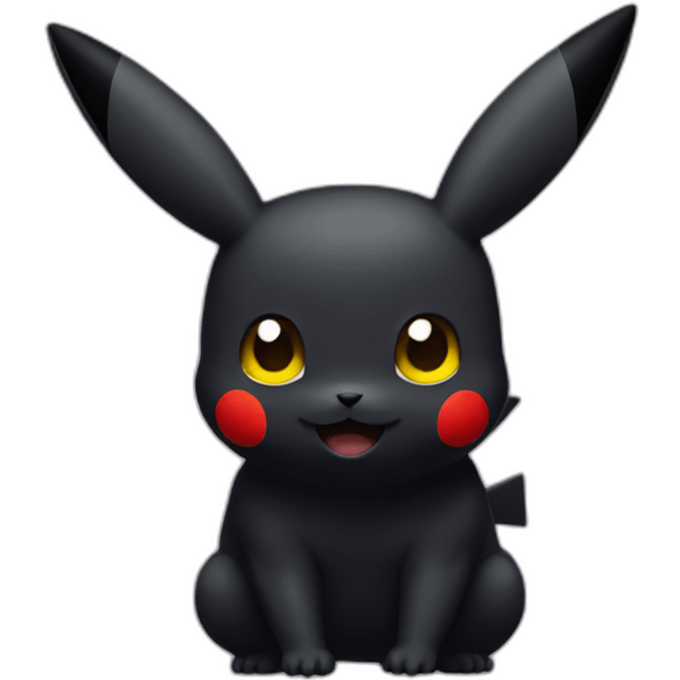 dark pikachu emoji