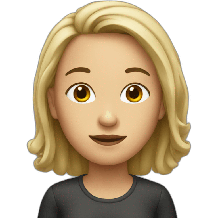 A woman emoji