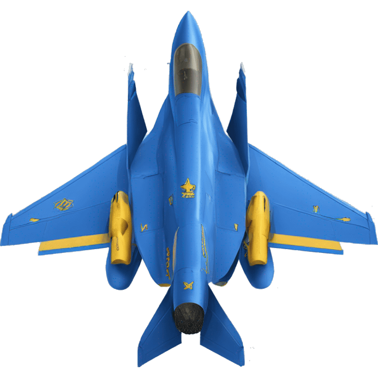 Blue Angel Fighter Jet emoji