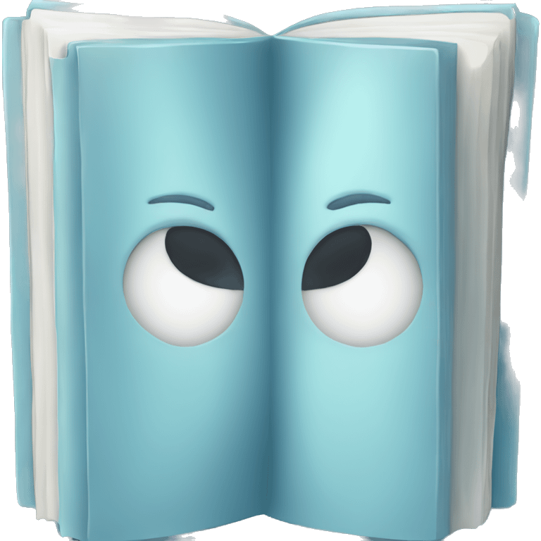 pale blue book emoji