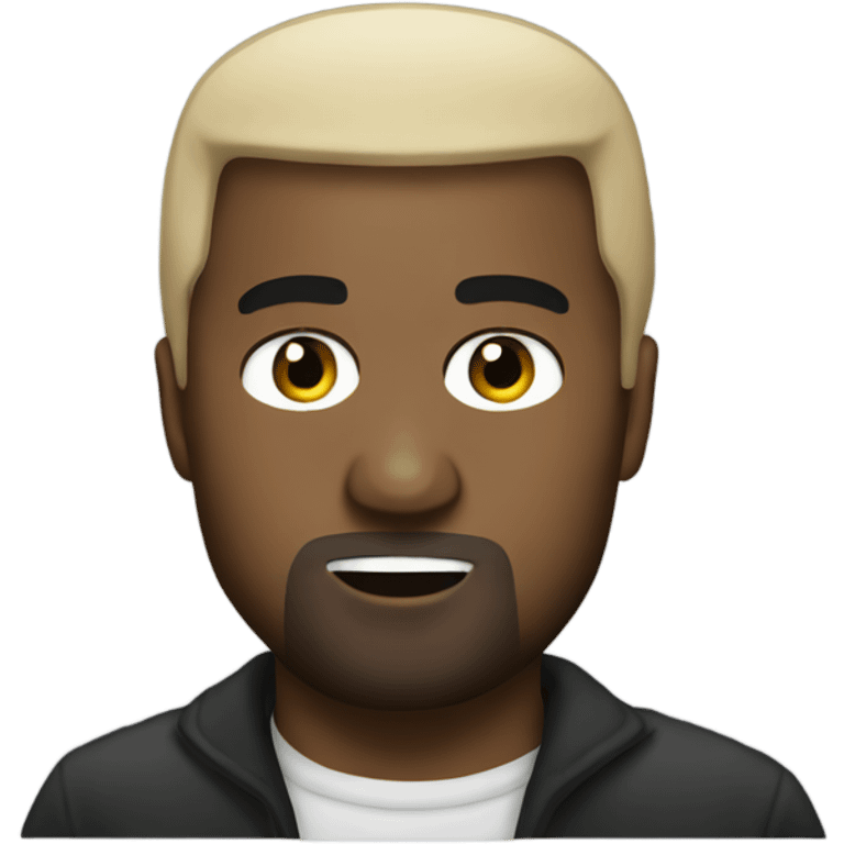 White Kanye West emoji