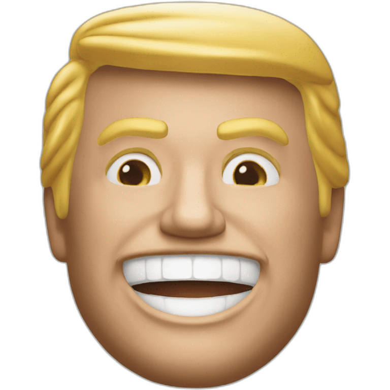 Trump at mc do  emoji