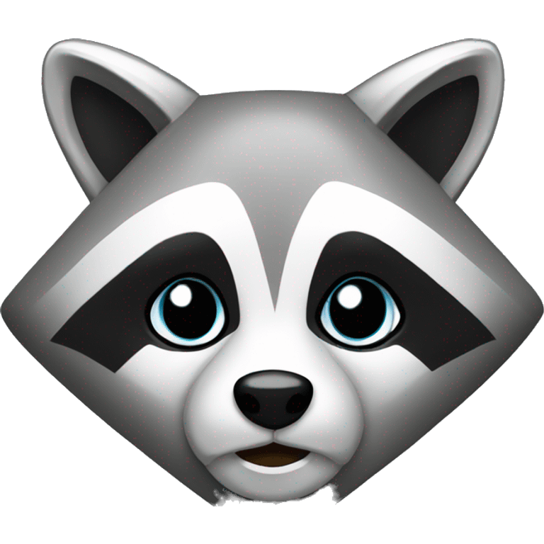 diamond racoon head emoji