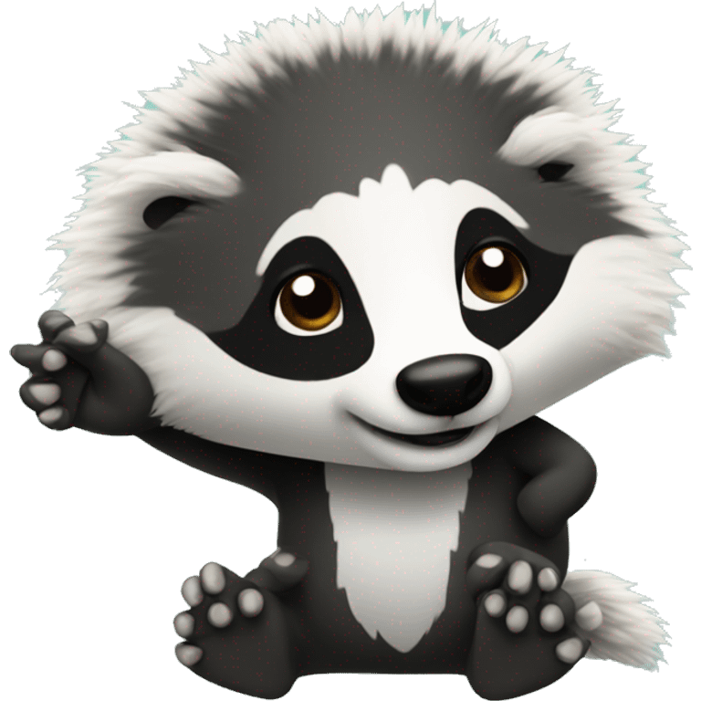 groovy badger emoji