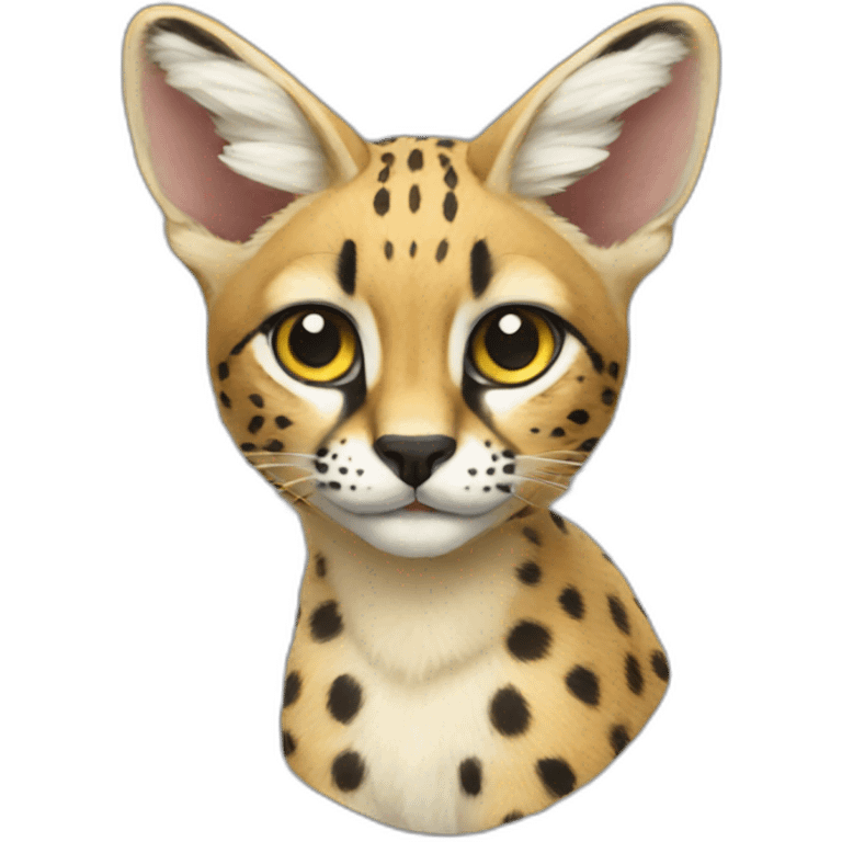 Serval emoji