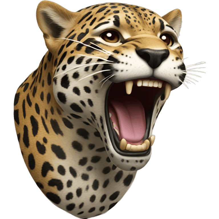 jaguar roaring emoji