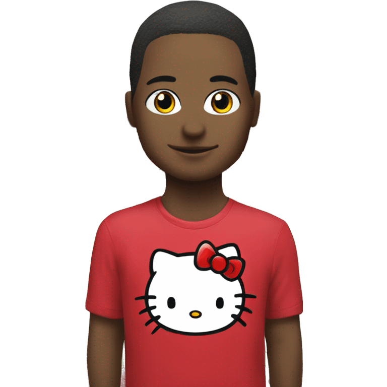 Hello kitty in love with liverpool fc emoji