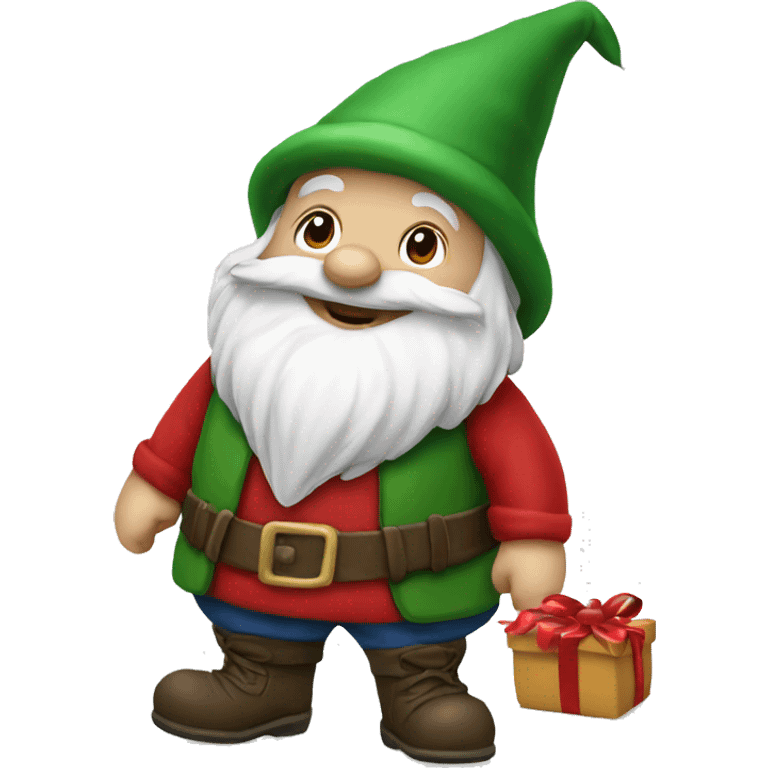 Christmas gnome emoji