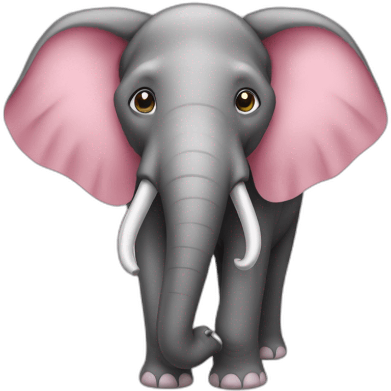 Elefante rosa emoji