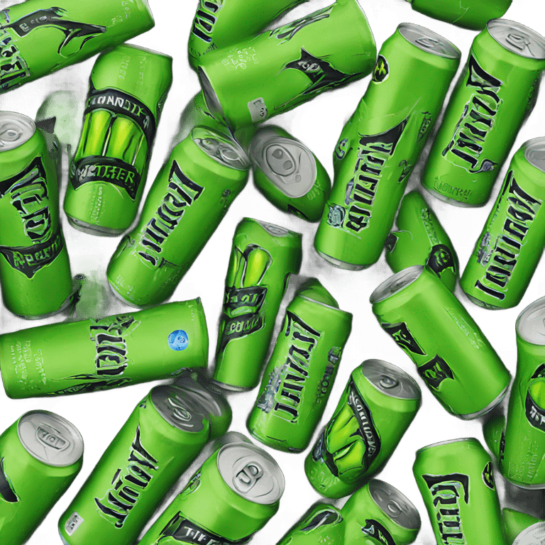 Monster energy drinks emoji