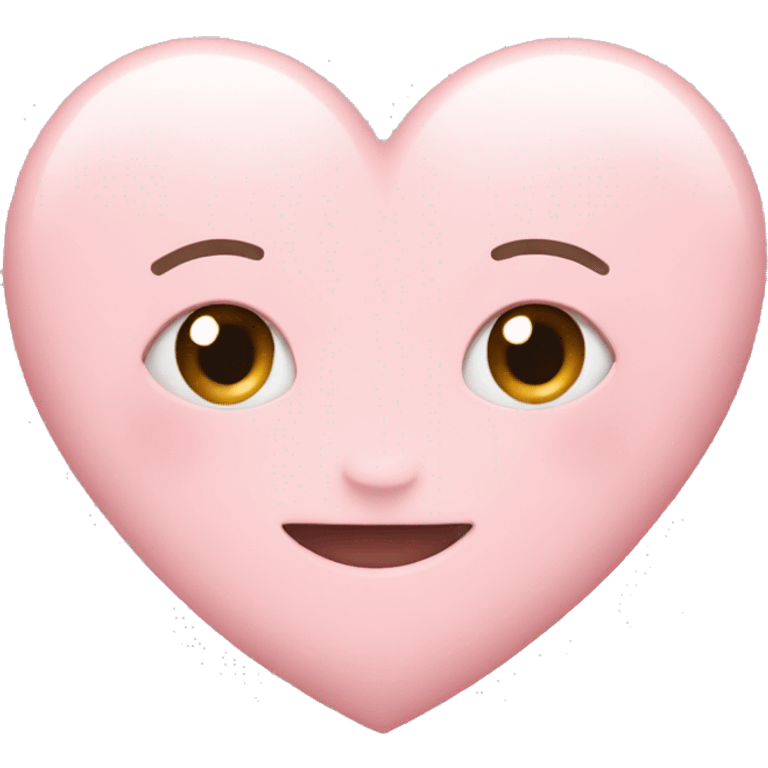 pastel pink heart emoji