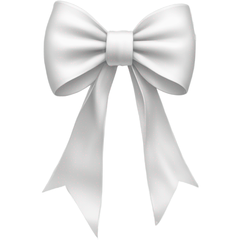 White bow emoji