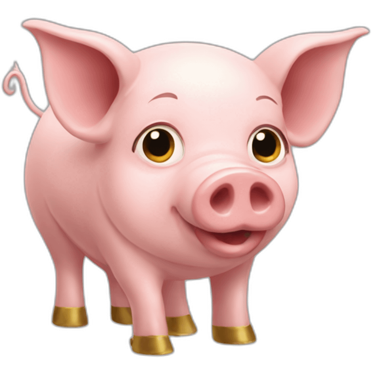 Pig work gor gold emoji