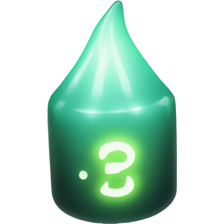 Glowing d4 emoji