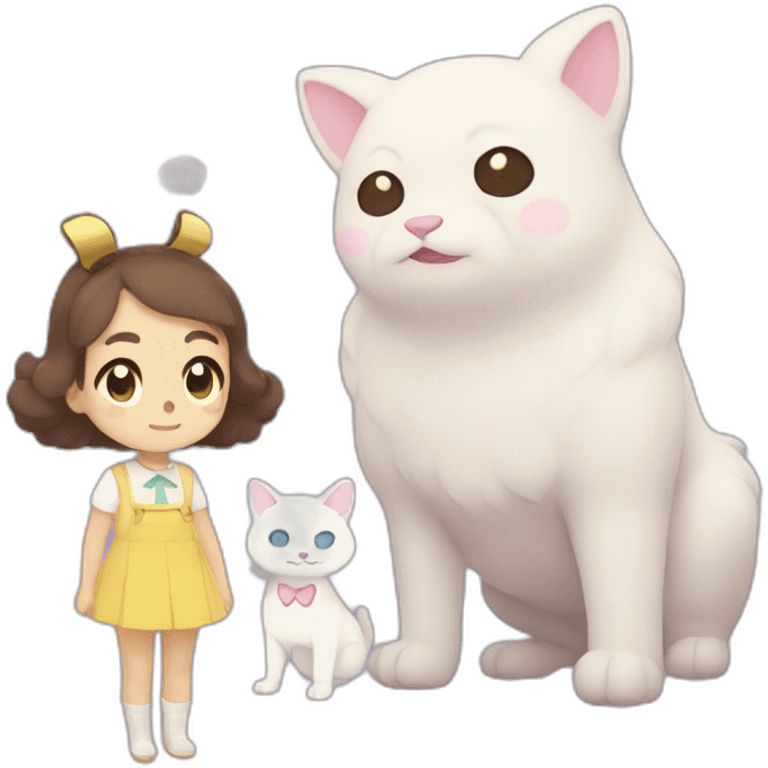 Bee and puppycat emoji