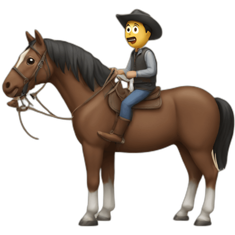 man eat horses emoji