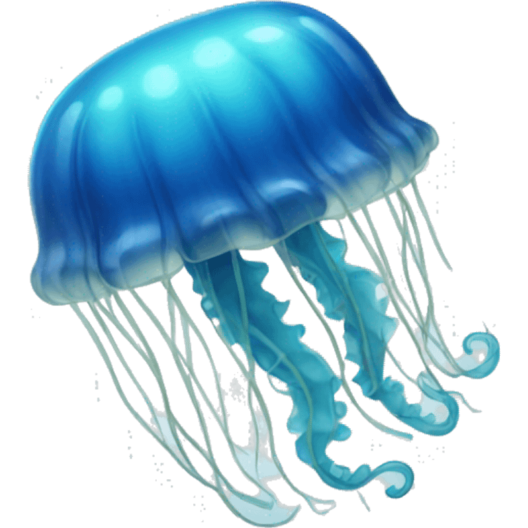 blue jellyfish emoji