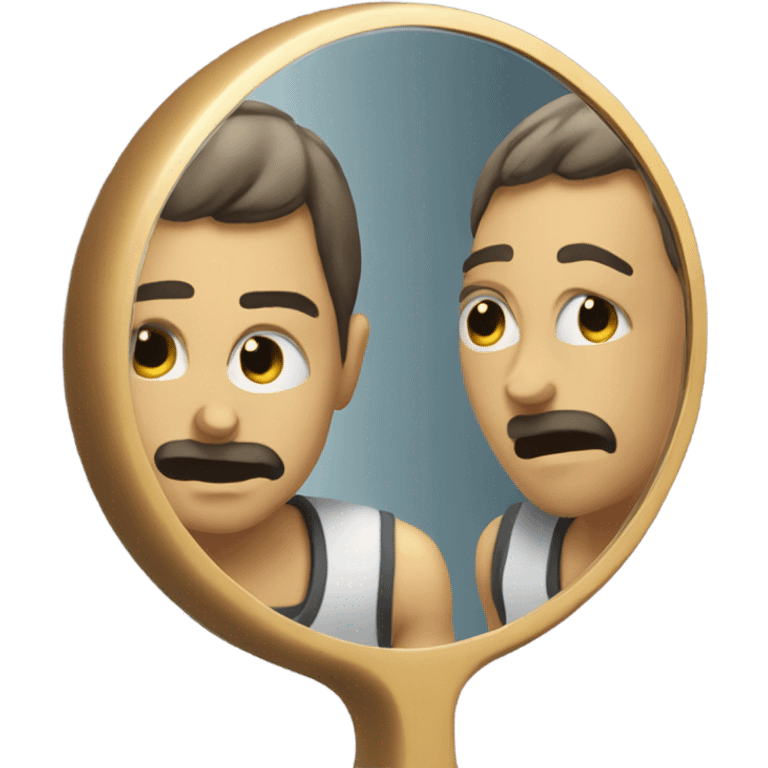 сгеу-кщще-looking-in-the-mirror emoji