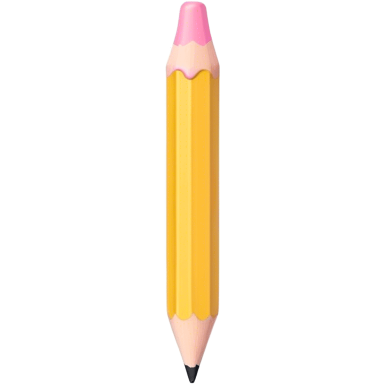 pastel melted pencil emoji