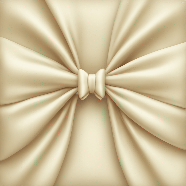 cream bow emoji