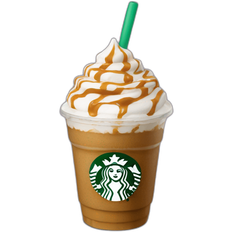 starbuck caramel frappuchino emoji