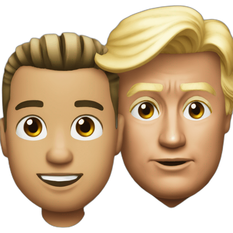 donald trump and ronaldo emoji