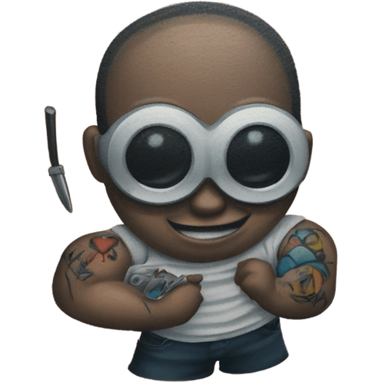 emoji de um tatuador com maquininha emoji