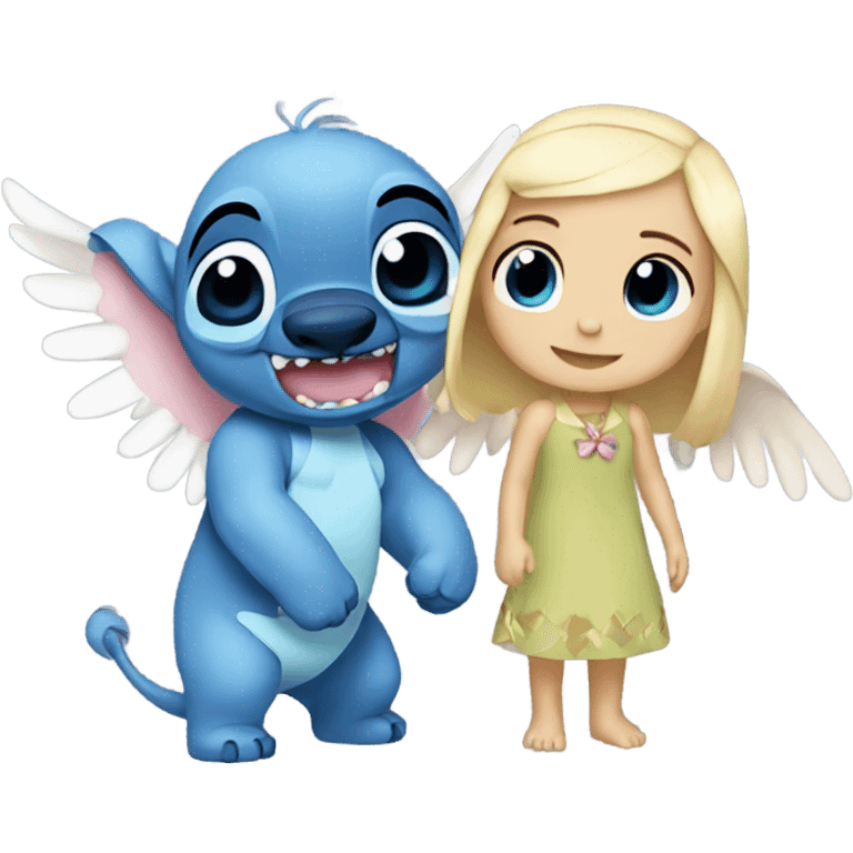 angel and stitch  emoji