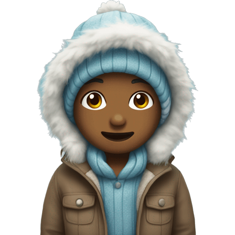 Cute winter emoji