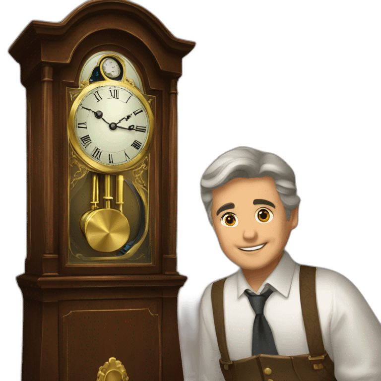 grandfather clock emoji