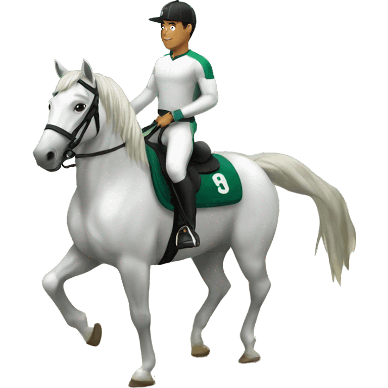 Ronaldo horse riding  emoji